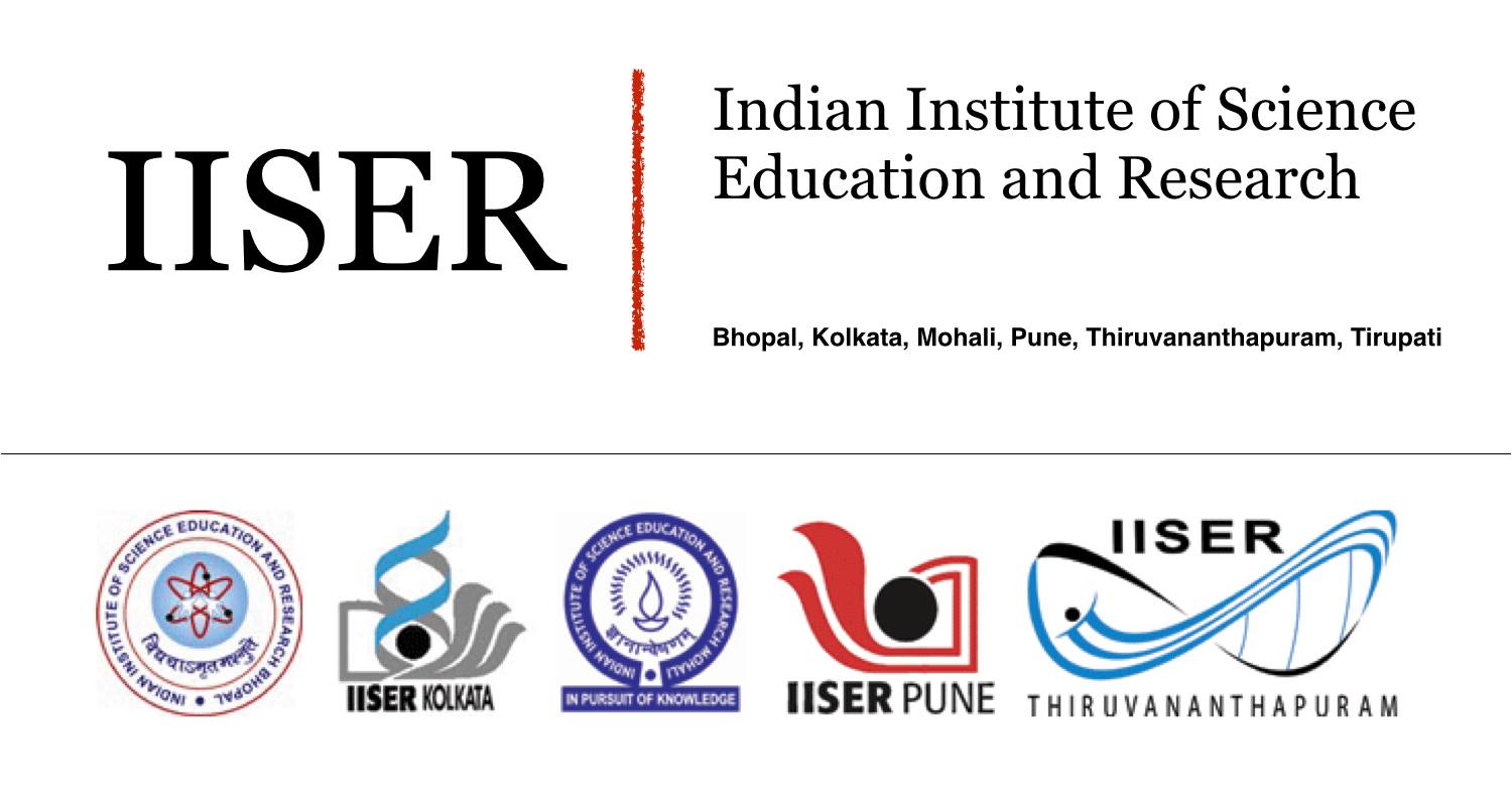 INDIAN INSTITUTE OF SCIENCE EDUCATION AND RESEARCH
